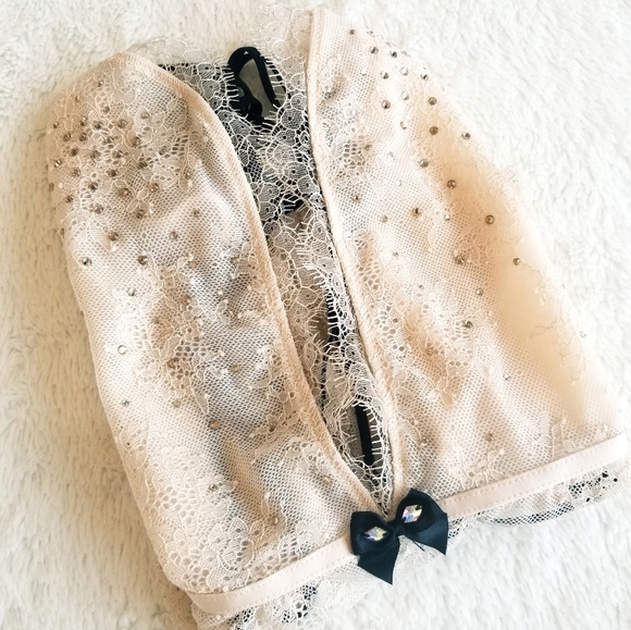 Victoria's Secret Limited Edition Bodysuit with Rhinestone Crystal Elements NWT - Picture 13 of 16